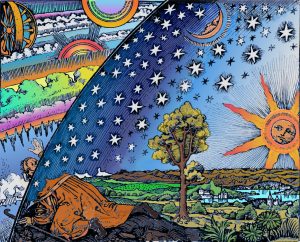 Flammarion_Woodcut_1888_Color_2