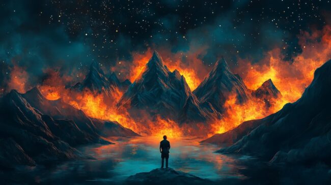 veilofreality_a_man_staring_into_a_dark_vast_abyss_under_a_star_e6cd1cca-5f7f-49b1-b9b6-1ce4411d27f4